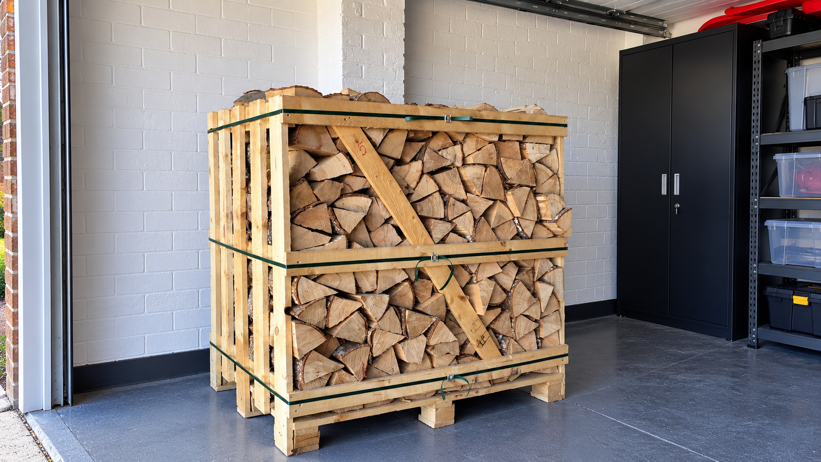 Kiln Dried Ash Crate (≈25cm Logs) - Image 4